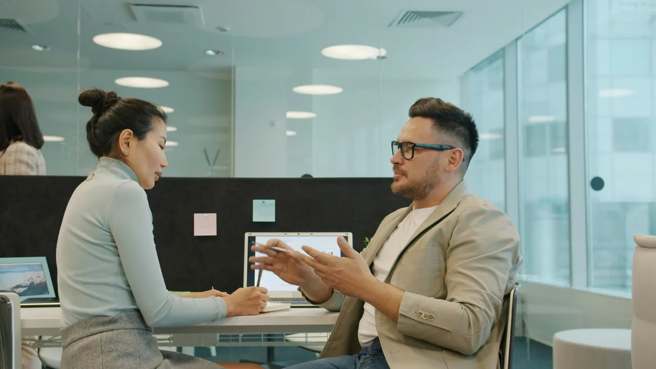 Manager en séance de coaching commercial individuel