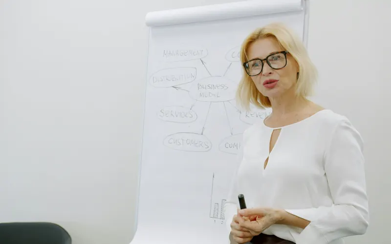Session de formation commerciale en entreprise